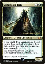 Underrealm Lich from Guilds of Ravnica Promos painted by Anna Steinbauer