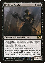 Lifebane Zombie from Magic 2014 painted by Min Yum