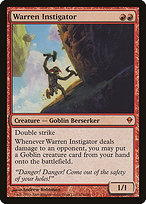 Warren Instigator from Zendikar painted by Andrew Robinson