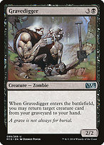 Gravedigger from Magic 2015 painted by Dermot Power