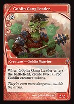 Goblin Gang Leader from Mystery Booster 2 painted by Jakub Kasper