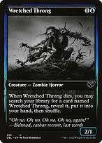 Wretched Throng from Innistrad: Double Feature painted by Filip Burburan