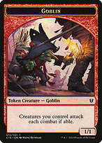Goblin from Commander 2016 Tokens painted by Wayne Reynolds