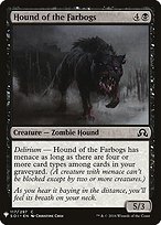Hound of the Farbogs from Mystery Booster painted by Christine Choi