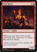 Mad Ratter from Throne of Eldraine painted by Johann Bodin