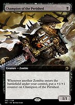 Champion of the Perished from Magic Online Promos painted by Kekai Kotaki
