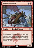 Dragonlord's Servant from Magic Online Promos painted by Carl Frank