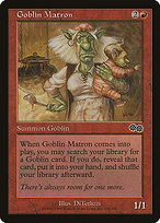 Goblin Matron from Urza's Saga painted by DiTerlizzi