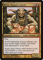 Wort, Boggart Auntie from Lorwyn painted by Larry MacDougall