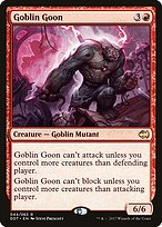 Goblin Goon from Duel Decks: Merfolk vs. Goblins painted by Steve Prescott