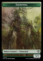 Elemental · Outlaws of Thunder Junction Commander Tokens