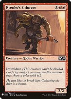 Krenko's Enforcer from Mystery Booster painted by Karl Kopinski