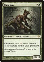 Ghoultree from Dark Ascension painted by Volkan Baǵa