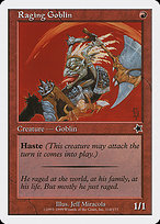 Raging Goblin from Starter 1999 painted by Jeff Miracola