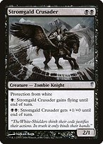 Stromgald Crusader from Coldsnap painted by Volkan Baǵa