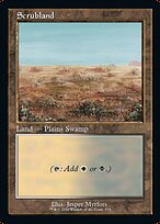 Scrubland Magic the Gathering Proxy