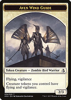 Aven Wind Guide from Amonkhet Tokens painted by Sidharth Chaturvedi