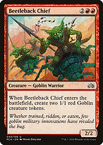 Beetleback Chief from Planechase Anthology painted by Wayne England