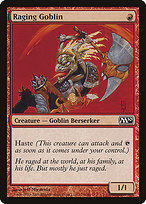 Raging Goblin from Magic 2010 painted by Jeff Miracola