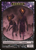 Zombie from Born of the Gods Tokens painted by Winona Nelson