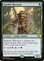 Ignoble Hierarch from Modern Horizons 2 painted by Mark Zug
