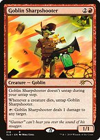 Goblin Sharpshooter from Secret Lair Drop painted by Mike Uziel