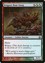 Boggart Ram-Gang from Premium Deck Series: Fire and Lightning painted by Dave Allsop