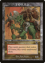 Goblin Soldier from Magic Player Rewards 2001 painted by Ron Spears