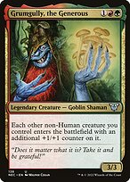 Grumgully, the Generous from Neon Dynasty Commander painted by Milivoj Ćeran