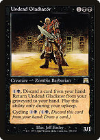 Undead Gladiator from Onslaught painted by Jeff Easley
