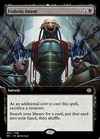 MTG Diabolic Intent FOIL 英語版　初版 MTG Diabolic Intent FOIL 英語版 初版 MTG Diabolic Intent