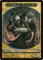 Zombie Wizard from Alara Reborn Tokens painted by Dave Allsop