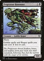 Frogtosser Banneret from Zendikar Rising Commander painted by Ralph Horsley