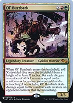 Ol' Buzzbark from The List (Unfinity Foil Edition) painted by Wayne Reynolds