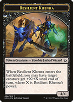 Resilient Khenra from Hour of Devastation Tokens painted by Svetlin Velinov