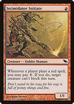 Intimidator Initiate from Shadowmoor painted by Ralph Horsley