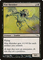 Nim Shrieker from Mirrodin painted by Adam Rex