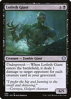 Lotleth Giant from Starter Commander Decks painted by Alex Konstad