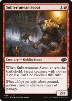 Subterranean Scout from Jumpstart 2022 painted by Lucas Graciano