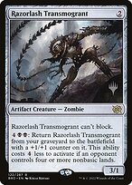 Razorlash Transmogrant from The Brothers' War Promos painted by Kekai Kotaki