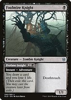 Foulmire Knight // Profane Insight from Throne of Eldraine painted by Alex Brock