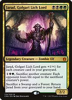Jarad, Golgari Lich Lord from Commander Anthology painted by Eric Deschamps