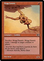 Mogg Fanatic from Magic Online Promos painted by Brom