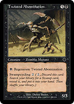 Twisted Abomination from Magic Online Theme Decks painted by Daren Bader