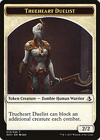 Trueheart Duelist from Amonkhet Tokens painted by Izzy