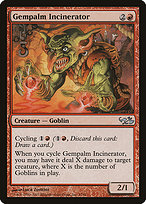 Gempalm Incinerator from Duel Decks: Elves vs. Goblins painted by Luca Zontini