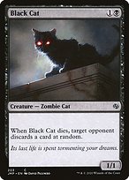 Black Cat from Jumpstart painted by David Palumbo