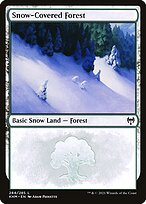 Snow-Covered Forest · Kaldheim (KHM) #284 · Scryfall Magic