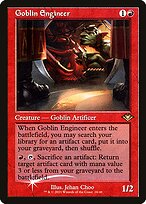 Goblin Engineer from Modern Horizons 1 Timeshifts painted by Jehan Choo