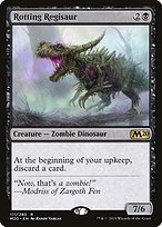 Rotting Regisaur from Core Set 2020 Promos painted by Randy Vargas